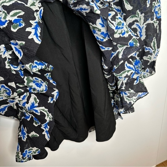 Tanya Taylor Edita Floral Silk Blend Fit and Flare Dress Size Small NWT - Picture 6 of 11